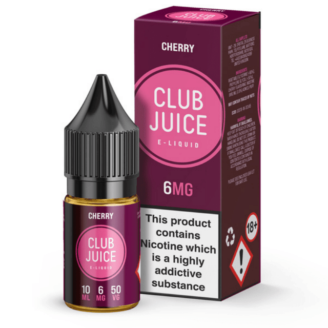 Club Juice Cherry E-Liquid | 3mg, 6mg, 12mg & 18mg - VAPOURS CLUB