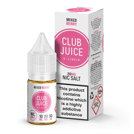 Club Juice Mixed Berry Nic Salt E-Liquid | 5mg, 10mg & 20mg - VAPOURS CLUB