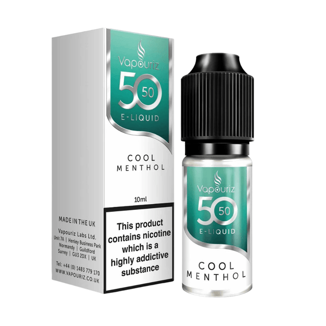 Cool Menthol Vapouriz 50/50 E-Liquid - VAPOURS CLUB