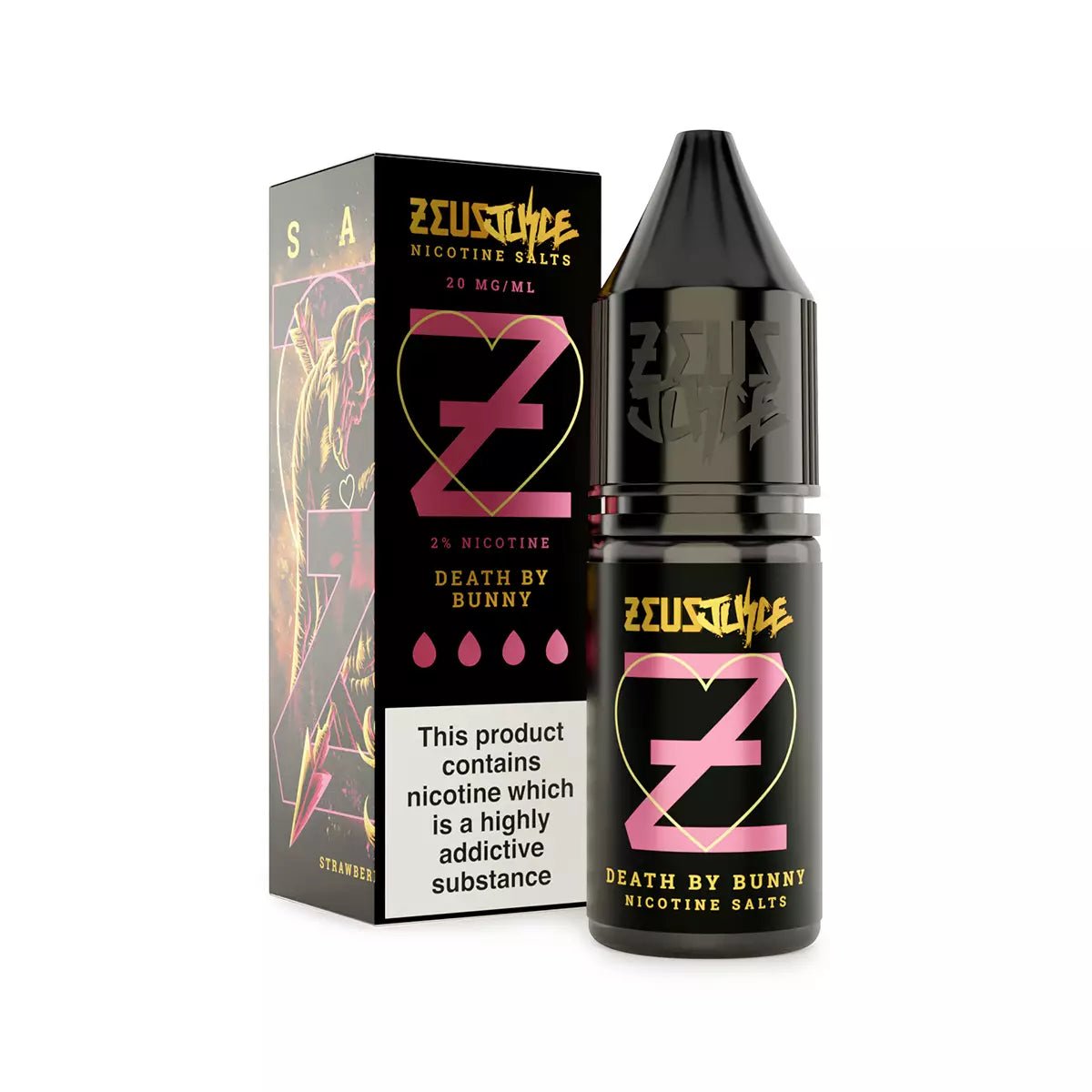 Death By Bunny Zeus Juice Nic Salts E-Liquid - VAPOURS CLUB