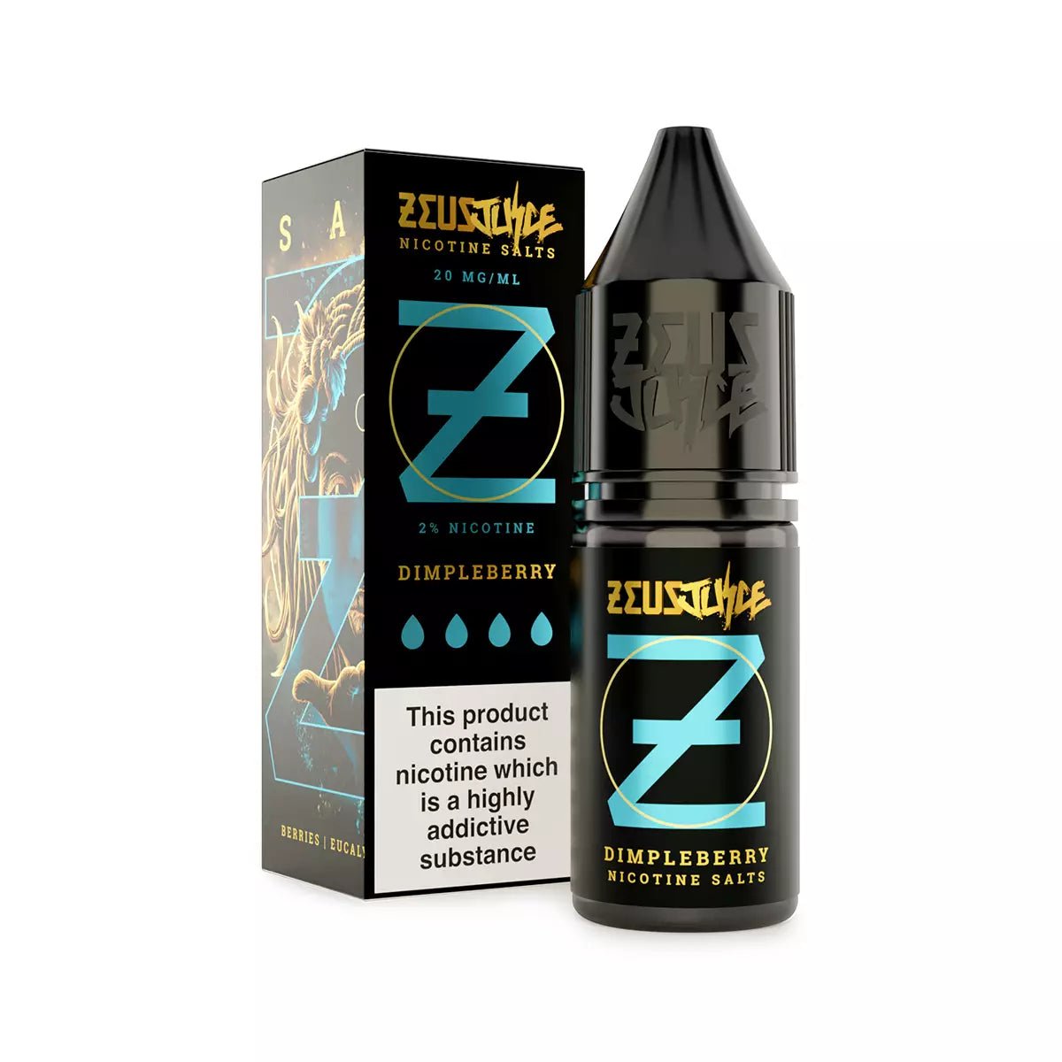 Dimpleberry Zeus Juice Nic Salts E-Liquid - VAPOURS CLUB