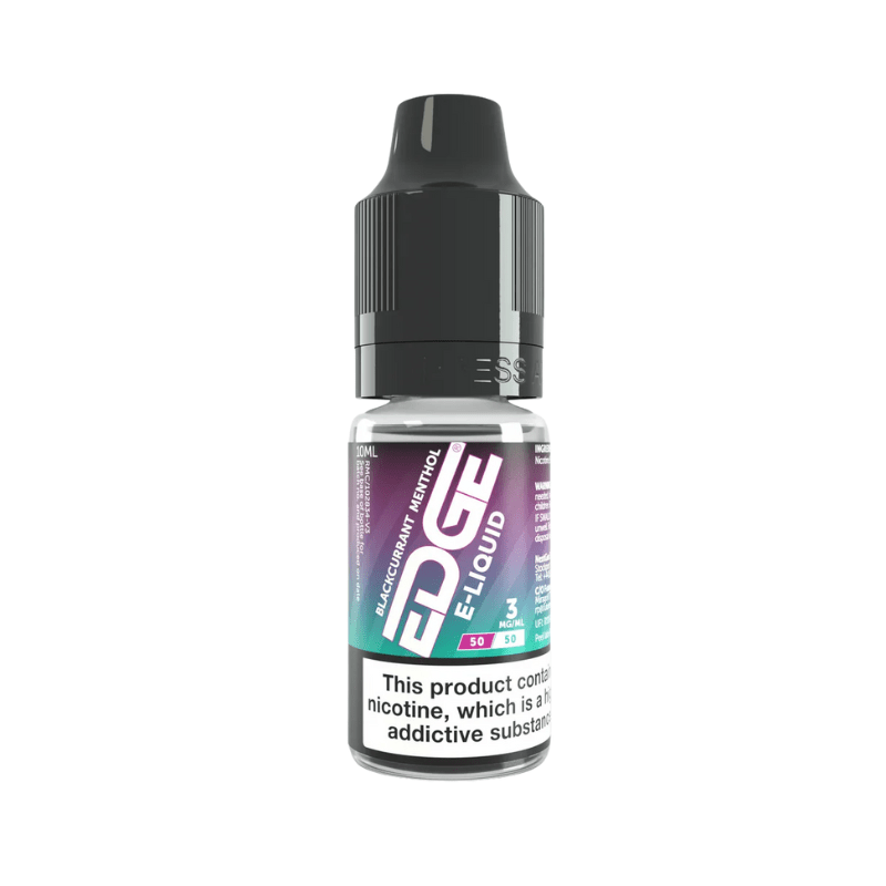 EDGE Blackcurrant Menthol E-Liquid | 10ml Freebase 50/50 - VAPOURS CLUB