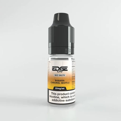 EDGE LIQ Banana Caramel Waffle Nic Salts E-Liquid - VAPOURS CLUB