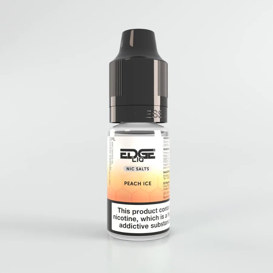 EDGE LIQ Peach Ice Nic Salts E-Liquid - VAPOURS CLUB