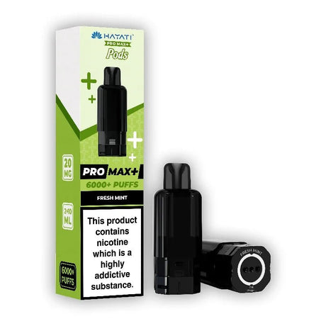 Fresh Mint Hayati Pro Max Plus Prefilled Pods - VAPOURS CLUB