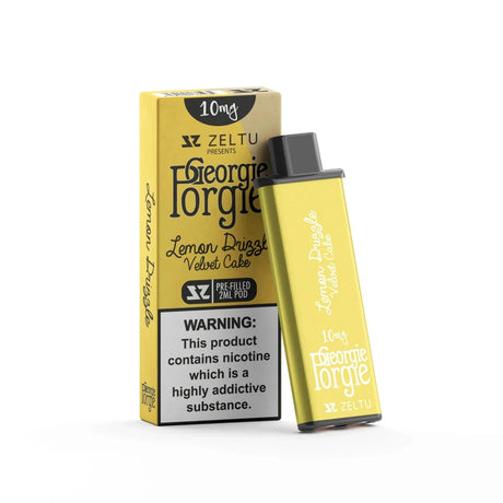 Georgie Porgie – Lemon Drizzle Velvet Cake Prefilled Zeltu X3 Pod - VAPOURS CLUB