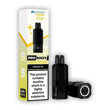 Hayati Pro Max Plus Prefilled Pods – Banana Ice - VAPOURS CLUB