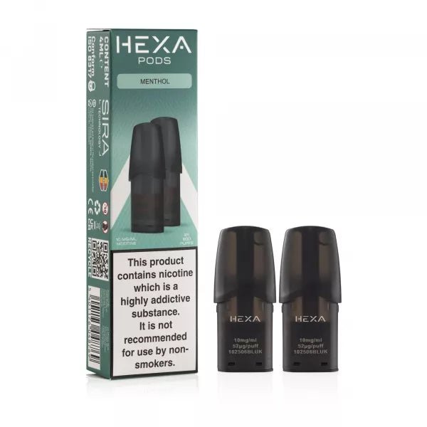 HEXA Menthol Pods - VAPOURS CLUB
