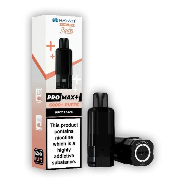 Juicy Peach Hayati Pro Max Plus Prefilled Pods - VAPOURS CLUB
