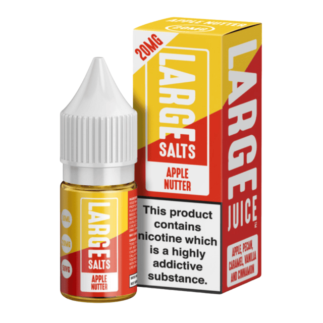 Large Juice Apple Nutter Nic Salt E-Liquid - VAPOURS CLUB