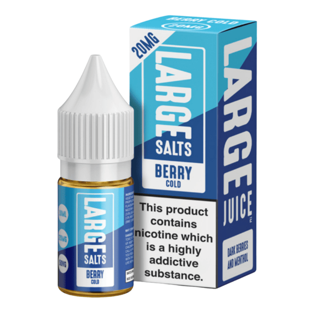 Large Juice Berry Cold Nic Salt E-Liquid - VAPOURS CLUB