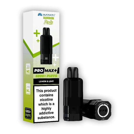 Lemon & Lime Hayati Pro Max Plus Prefilled Pods - VAPOURS CLUB