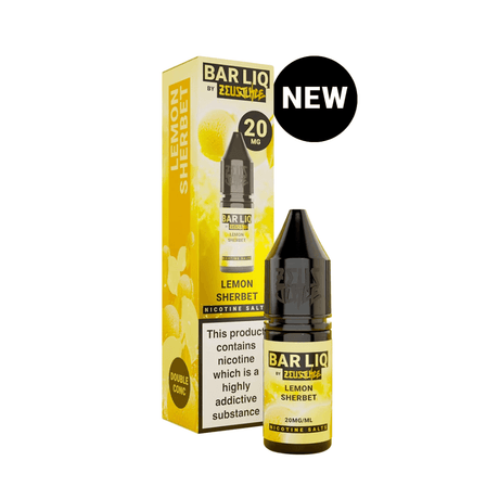 Lemon Sherbet BAR LIQ Zeus Juice Nic Salts E-Liquid - VAPOURS CLUB
