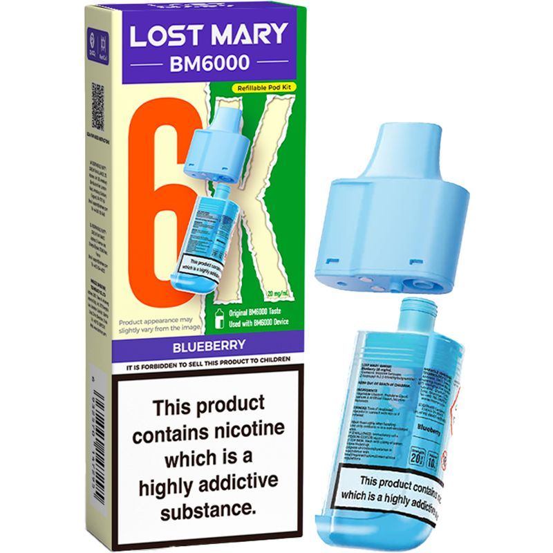 Triple Berry Lost Mary BM6000 Refill Pod