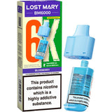 Blueberry Lost Mary BM6000 Refill Pod