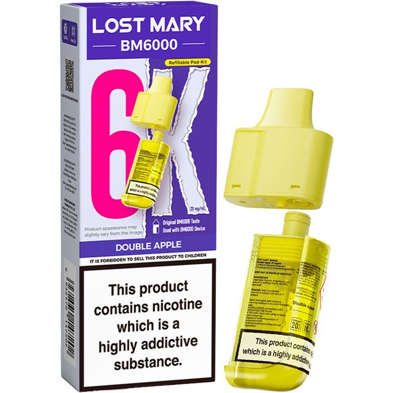 Double Apple Lost Mary BM6000 Refill Pod