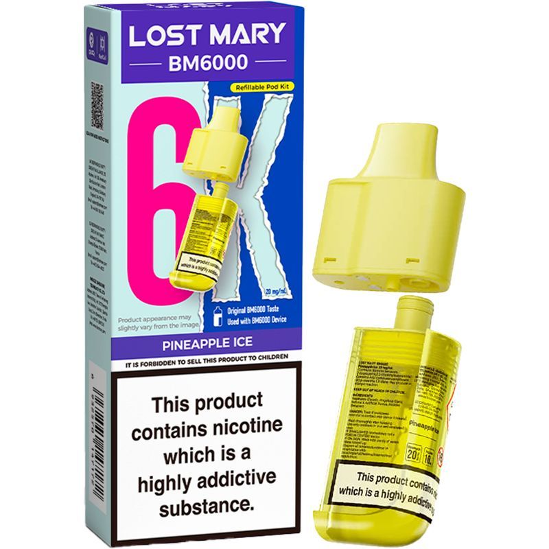 Pineapple Ice Lost Mary BM6000 Refill Pod