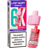 Strawberry Ice Lost Mary BM6000 Refill Pod