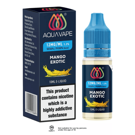 Mango Exotic AQUA VAPE E-Liquid - VAPOURS CLUB