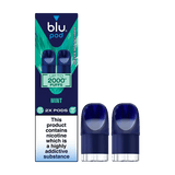 Mint blu Bar Prefilled Pods 20mg | 6 Pack Bundle - VAPOURS CLUB