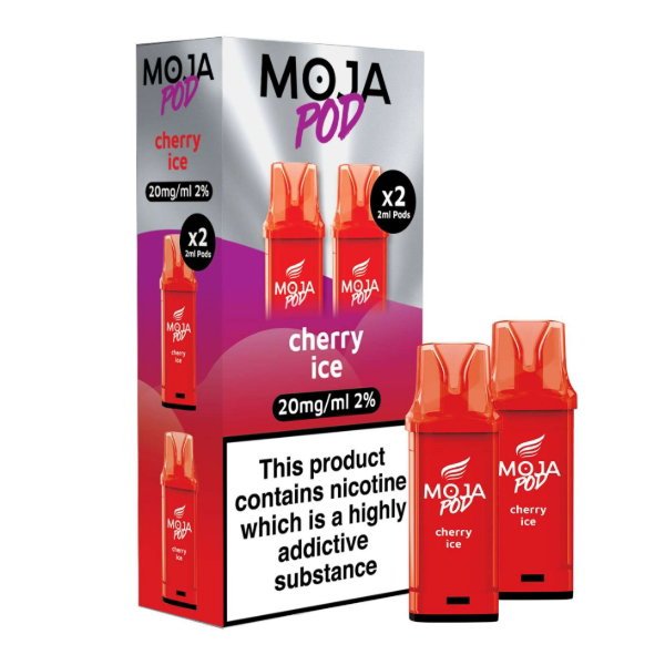 MOJA Cherry Ice Vape Pods By Liberty Flights - VAPOURS CLUB