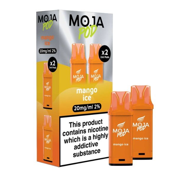 MOJA Mango Ice Vape Pods By Liberty Flights - VAPOURS CLUB