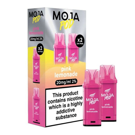 MOJA Pink Lemonade Vape Pods By Liberty Flights - VAPOURS CLUB