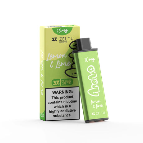 Momo – Lemon & Lime Prefilled Zeltu X3 Pod - VAPOURS CLUB