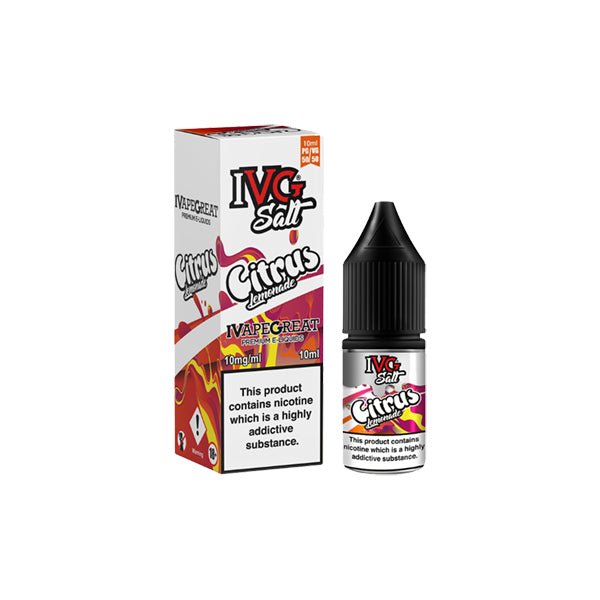 New! I VG Salt 20mg 10ml Nic Salt (50VG/50PG) - PRONTO VAPES
