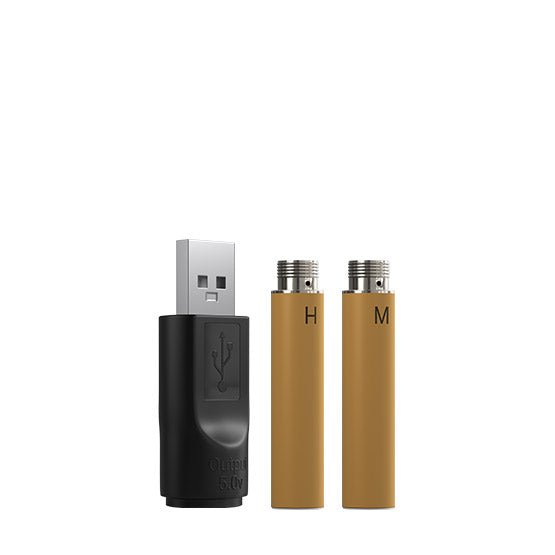 OK VAPE Cigalike Classic Starter Kit – Tobacco (Ten Motives Compatible) - VAPOURS CLUB