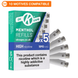 OK VAPE Menthol Cartomiser Refills – High 18mg Nicotine - VAPOURS CLUB