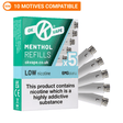 OK VAPE Menthol Cartomiser Refills – Low 6mg Nicotine - VAPOURS CLUB