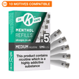 OK VAPE Menthol Cartomiser Refills – Medium 12mg Nicotine - VAPOURS CLUB