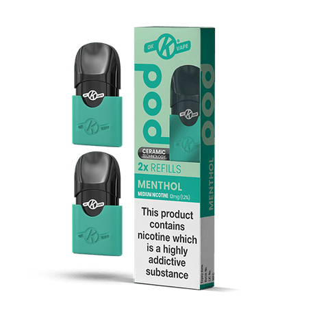 OK VAPE Menthol Pod Refills - VAPOURS CLUB