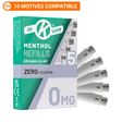 OK VAPE Menthol Refills Zero - 0mg - VAPOURS CLUB