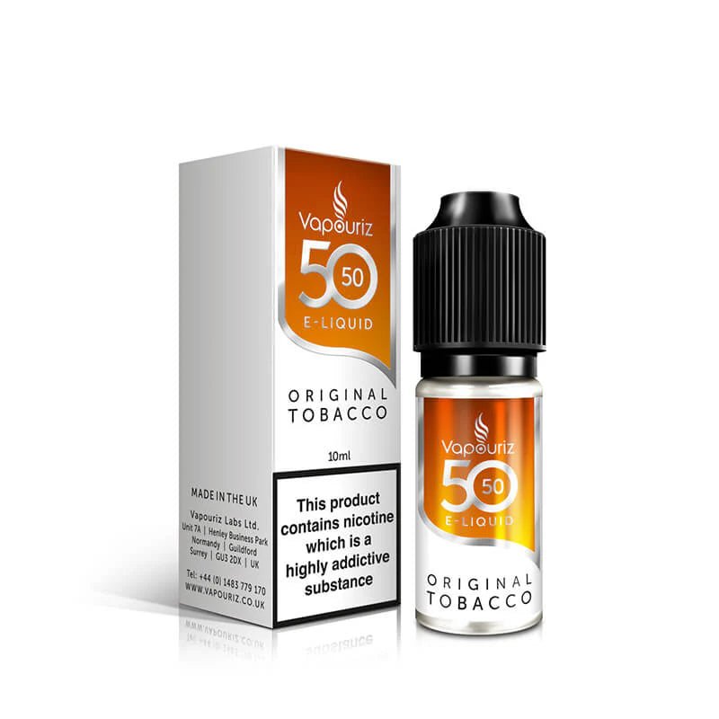 Original Tobacco Vapouriz 50/50 E-Liquid - VAPOURS CLUB