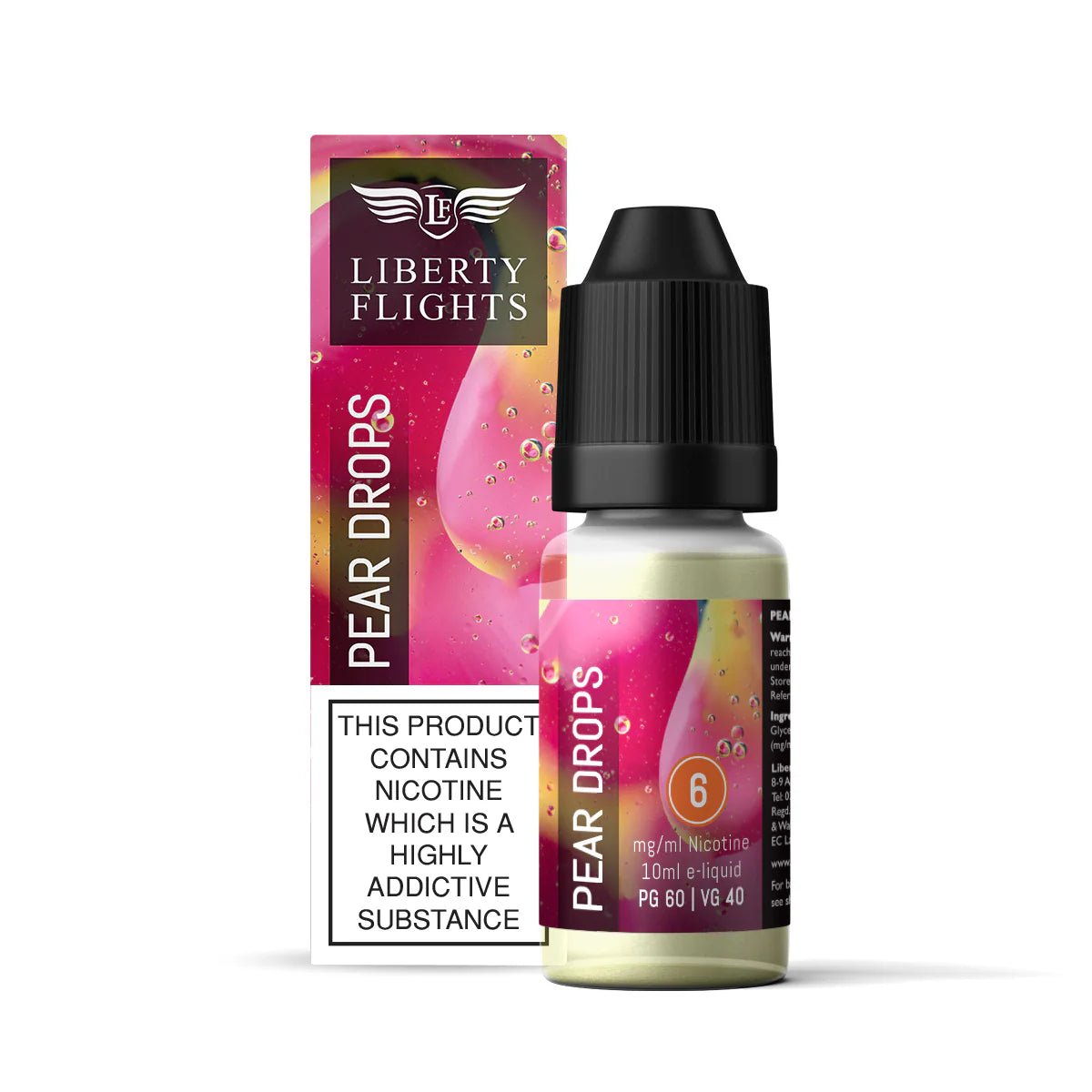 Pear Drops Liberty Flights XO E-Liquid - VAPOURS CLUB