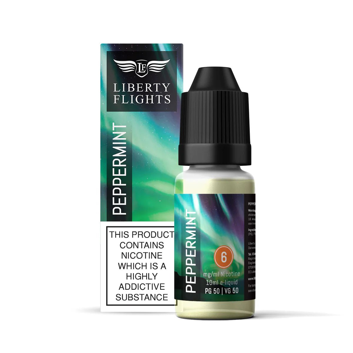 Peppermint Liberty Flights XO E-Liquid - VAPOURS CLUB