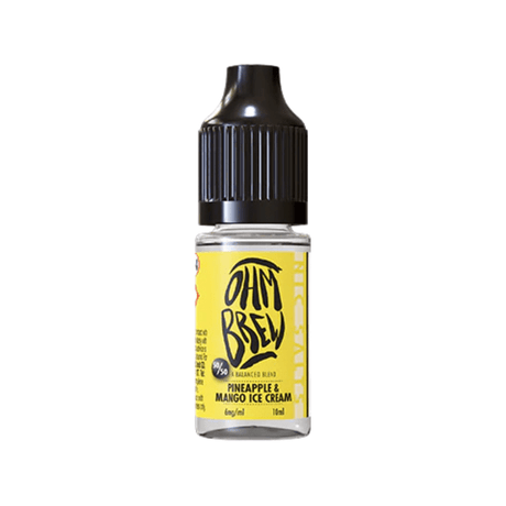 Pineapple & Mango Ice Cream Ohm Brew Nic Salt 50/50 E-Liquid - VAPOURS CLUB