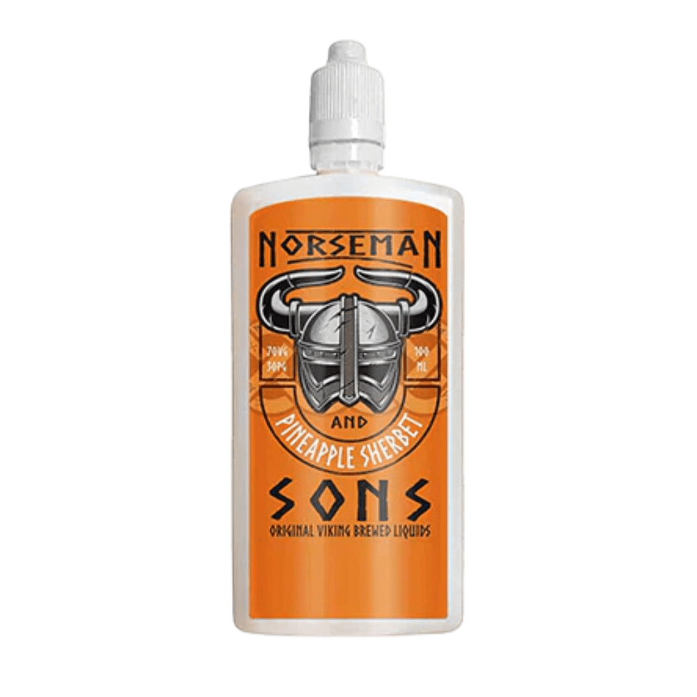 Pineapple Sherbet Norseman & Sons Shortfill E-Liquid 100ml - VAPOURS CLUB