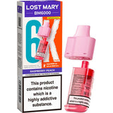 Raspberry Peach Lost Mary BM6000 Refill Pod