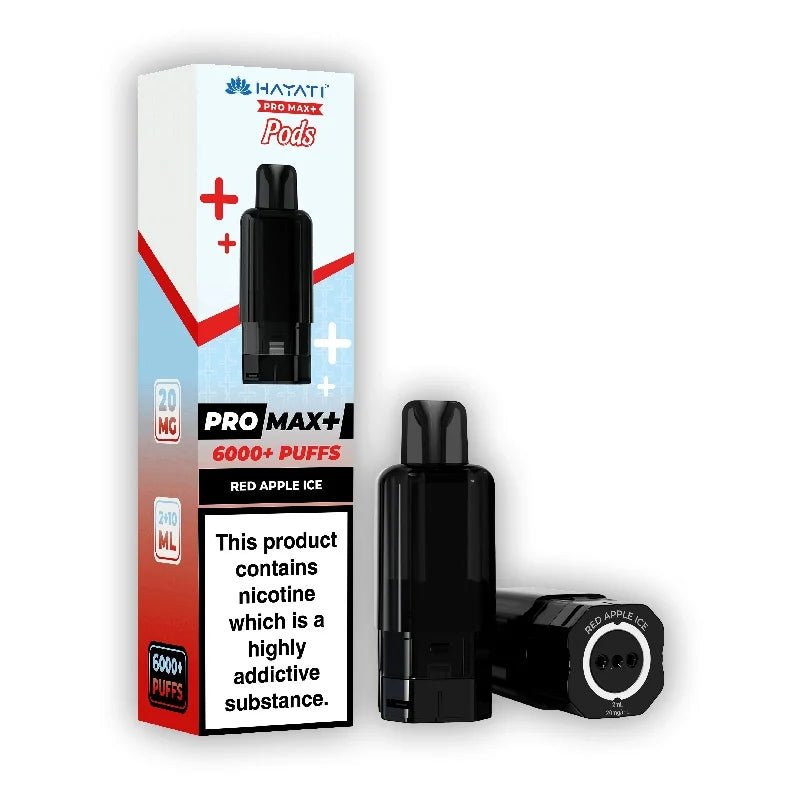 Red Apple Ice Hayati Pro Max Plus Prefilled Pods - VAPOURS CLUB