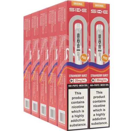 SKE 600 Replacement Bar Pods | 10 Pack (Full Box) - VAPOURS CLUB