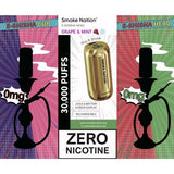 Smoke Nation E-Shisha Hookah Head | Grape Mint | 30,000 Puffs | 0% Nicotine - VAPOURS CLUB