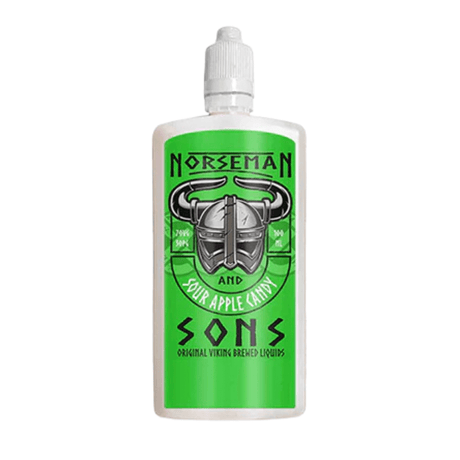 Sour Apple Candy Norseman & Sons Shortfill E-Liquid 100ml - VAPOURS CLUB