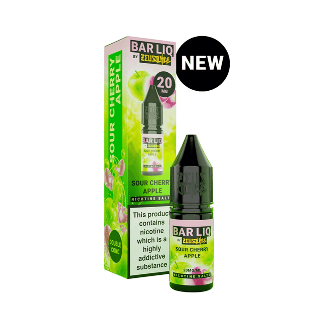 Sour Cherry Apple BAR LIQ Zeus Juice Nic Salts E-Liquid - VAPOURS CLUB
