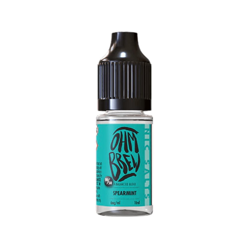 Spearmint Ohm Brew Nic Salt 50/50 E-Liquid - VAPOURS CLUB