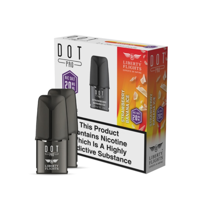 DOT PRO Strawberry Banana Ice Refill Pods