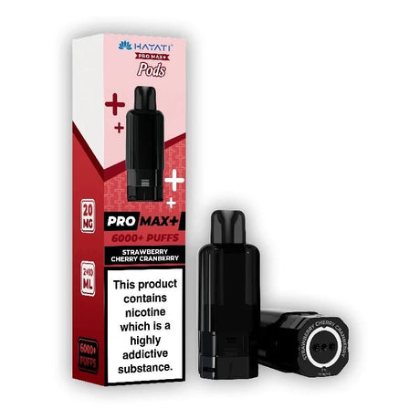 Strawberry Cherry Cranberry Hayati Pro Max Plus Prefilled Pods - VAPOURS CLUB