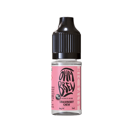Strawberry Chew Ohm Brew Nic Salt 50/50 E-Liquid - VAPOURS CLUB